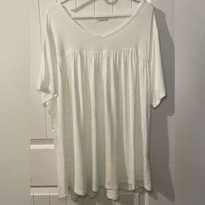 SALE! Larace Plus Size White Blouse